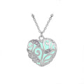 Heart Pendant Necklace Hollow Diamond Constellation Necklace Pendant Luminous Necklace